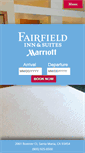 Mobile Screenshot of fairfieldinnsantamaria.com